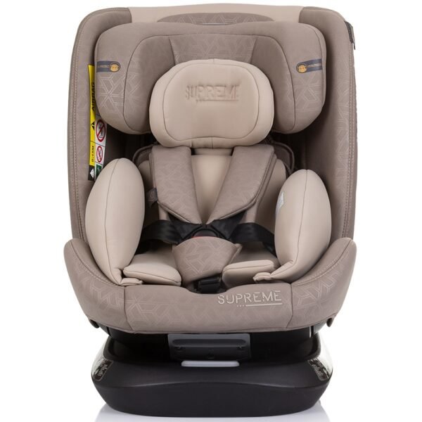 Scaun Auto Chipolino Supreme I-Size 40-150 Cm Cu Sistem Isofix Macadamia - Imagine 2