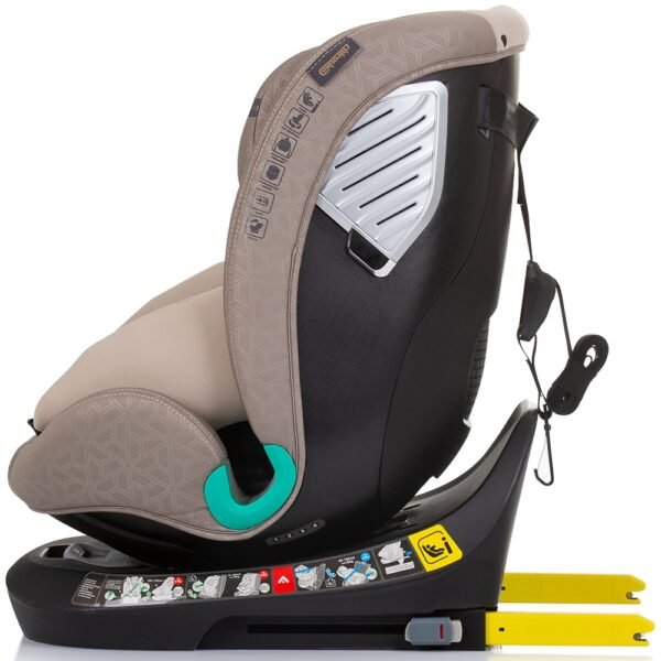 Scaun Auto Chipolino Supreme I-Size 40-150 Cm Cu Sistem Isofix Macadamia - Imagine 4