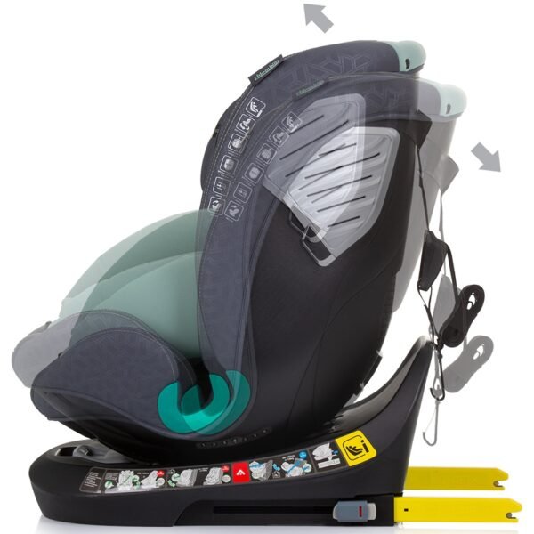 Scaun Auto Chipolino Supreme I-Size 40-150 Cm Cu Sistem Isofix Pastel Green - Imagine 5