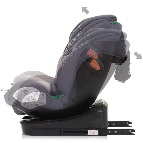 Scaun Auto Chipolino Volare I-Size 40-150 Cm Granite Cu Sistem Isofix - Imagine 5