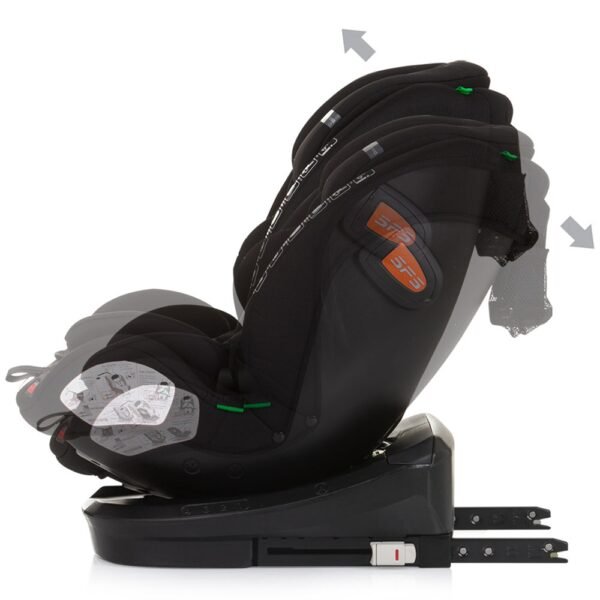 Scaun Auto Chipolino Volare I-Size 40-150 Cm Obsidian Cu Sistem Isofix - Imagine 5