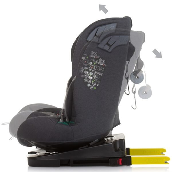 Scaun Auto Chipolino X Factor I-Size 40-150 Cm Granite Cu Sistem Isofix - Imagine 5