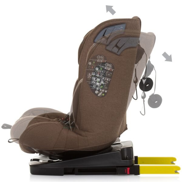 Scaun Auto Chipolino X Factor I-Size 40-150 Cm Macadamia Cu Sistem Isofix - Imagine 5