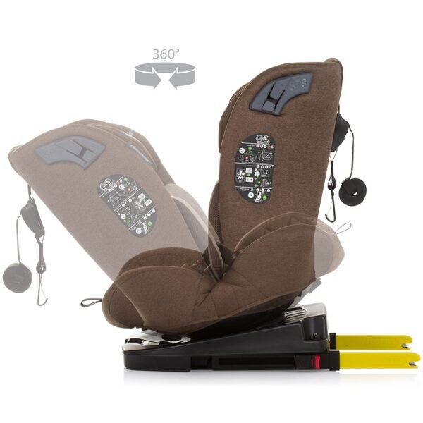 Scaun Auto Chipolino X Factor I-Size 40-150 Cm Macadamia Cu Sistem Isofix - Imagine 6