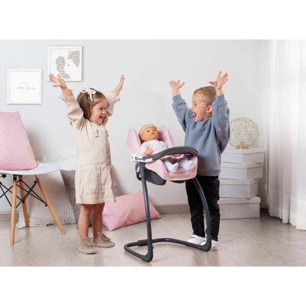 Scaun De Masa Pentru Papusi Smoby Maxi Cosi Quinny 3 In 1 Roz - Imagine 6