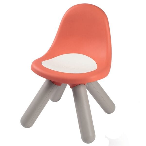 Scaunel Cu Spatar Pentru Copii Smoby Coral Red