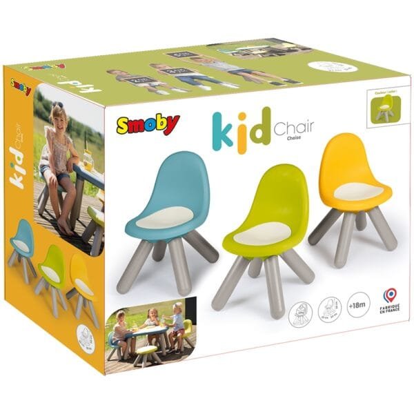 Scaunel Cu Spatar Pentru Copii Smoby Galben - Imagine 6