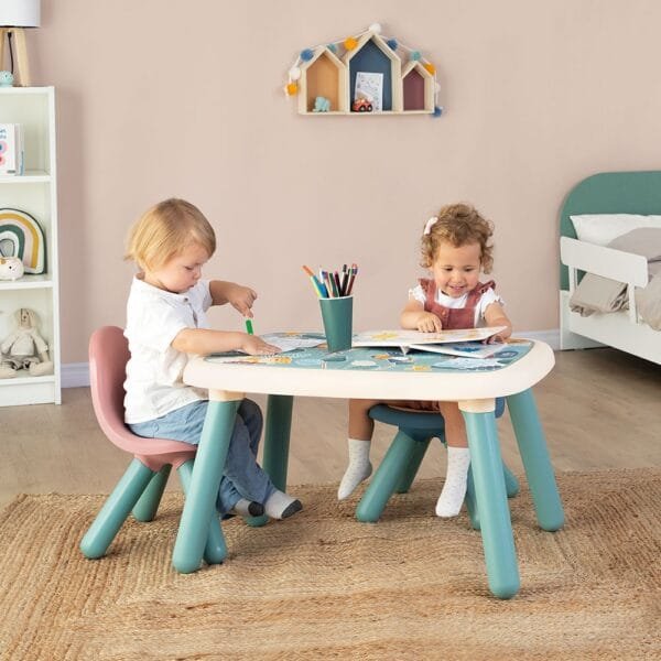 Scaunel Cu Spatar Pentru Copii Smoby Little Roz - Imagine 5