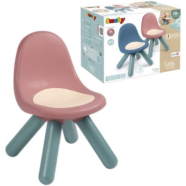 Scaunel Cu Spatar Pentru Copii Smoby Little Roz - Imagine 6