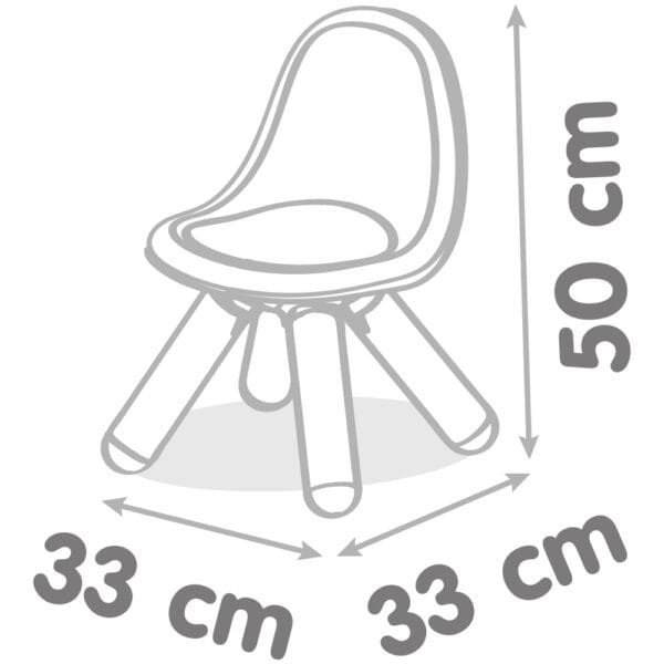 Scaunel Cu Spatar Pentru Copii Smoby Verde - Imagine 2