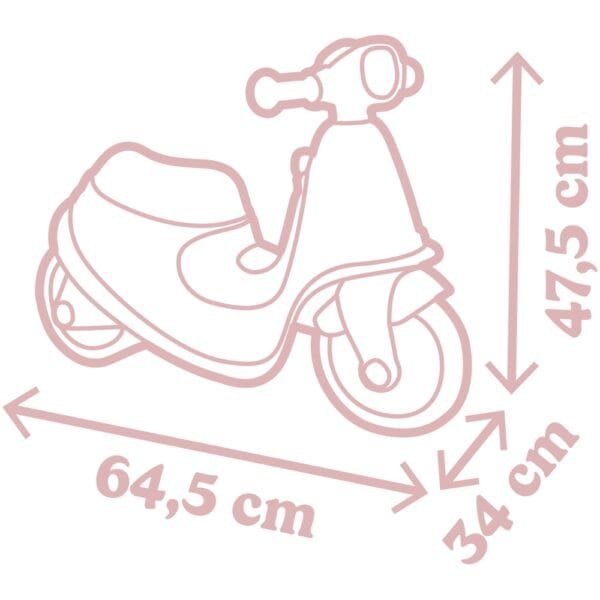 Scuter Smoby Scooter Ride-On Roz - Imagine 2