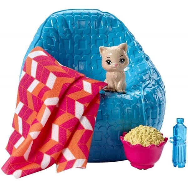 Set Barbie By Mattel Estate Movie Night Cu Accesorii Dvx46 - Imagine 2