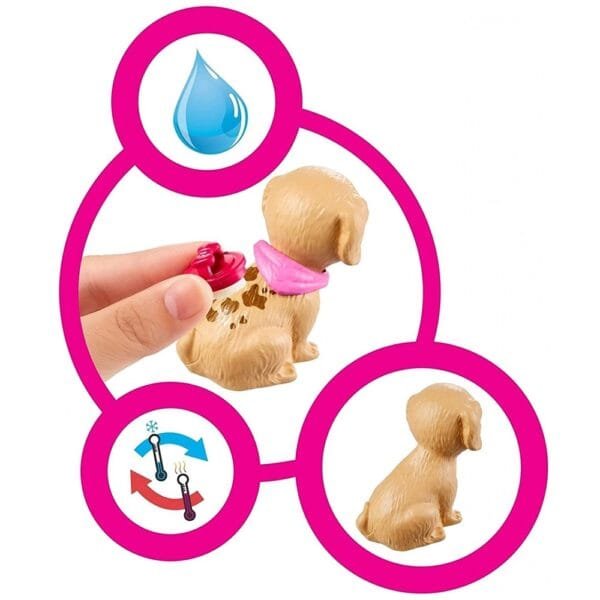 Set Barbie By Mattel Magazin Accesorii Animalute Cu Papusa Si Accesorii - Imagine 5