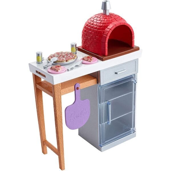 Set Barbie By Mattel Pizzerie Cu Accesorii - Imagine 2