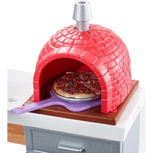 Set Barbie By Mattel Pizzerie Cu Accesorii - Imagine 3