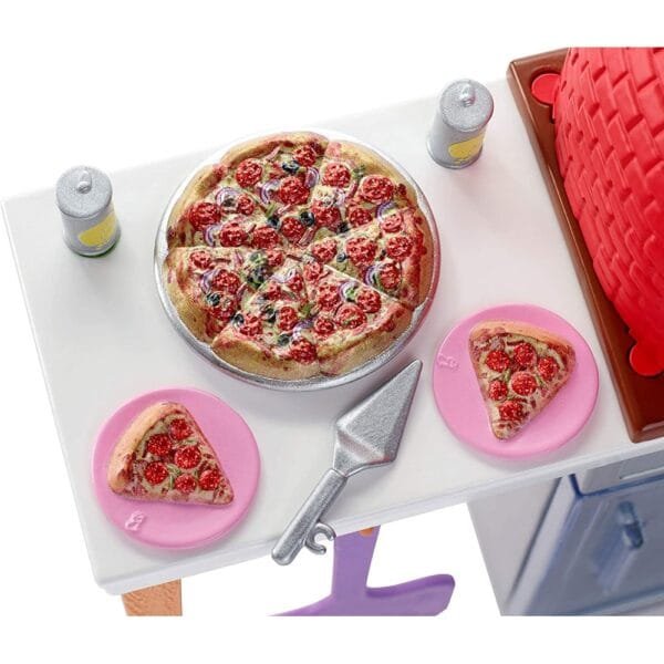 Set Barbie By Mattel Pizzerie Cu Accesorii - Imagine 4