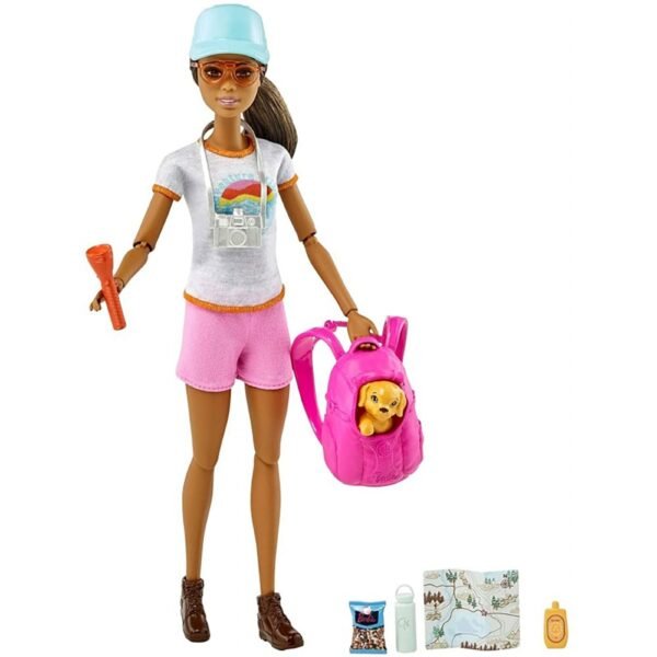 Set Barbie By Mattel Wellness And Fitness Papusa Cu Figurina Si Accesorii Grn66