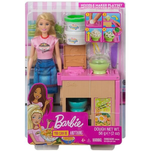 Set Barbie By Mattel Cooking And Baking Pregateste Noodles Cu Papusa Si Accesorii - Imagine 6