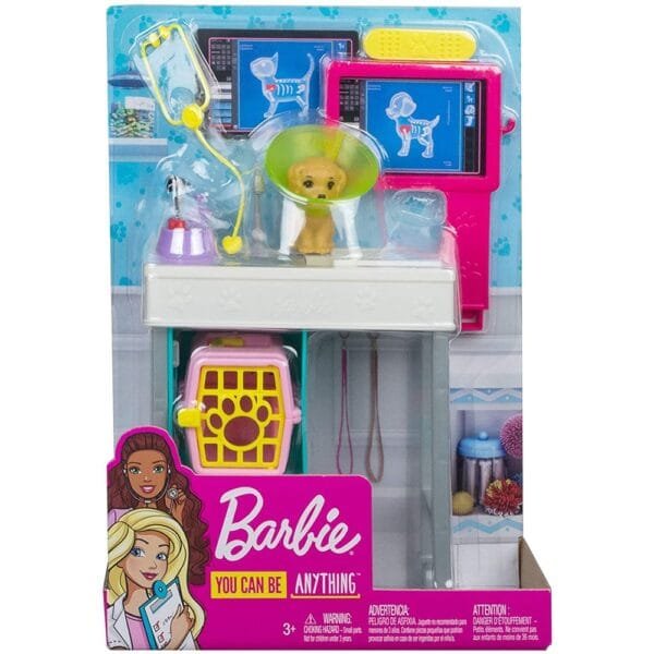 Set Barbie By Mattel I Can Be Cabinet Veterinar Gjl68 Cu Accesorii - Imagine 6