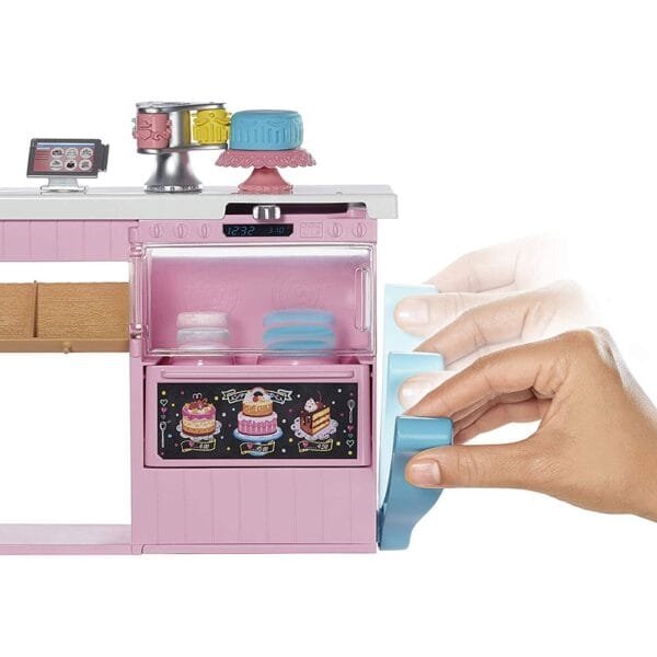 Set Barbie By Mattel I Can Be Papusa Cu Cofetarie Gfp59 - Imagine 4