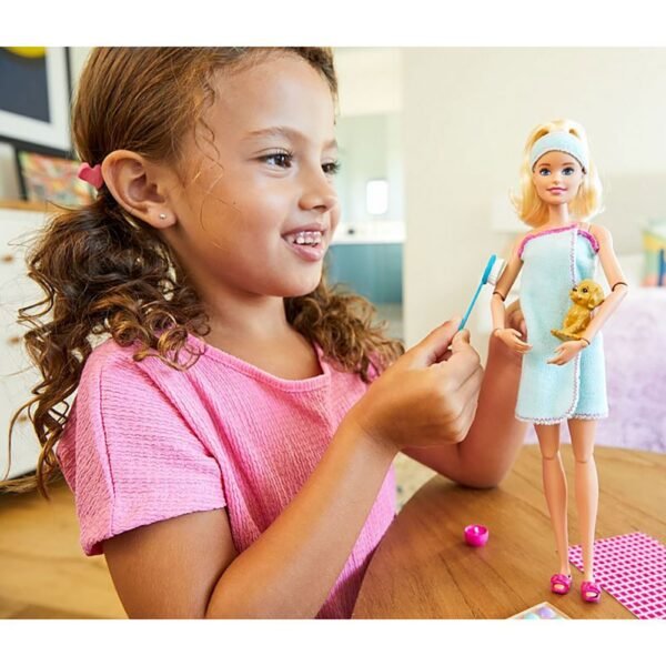 Set Barbie By Mattel Wellness And Fitness Papusa Cu Figurina Si Accesorii Gjg55 - Imagine 5