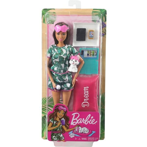 Set Barbie By Mattel Wellness And Fitness Papusa Cu Figurina Si Accesorii Gjg58 - Imagine 6