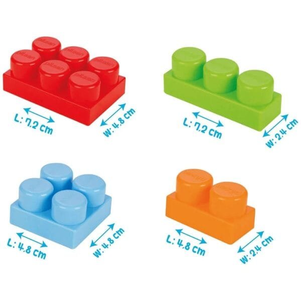 Set Constructie Pilsan Master Blocks 168 Piese Rosu - Imagine 2