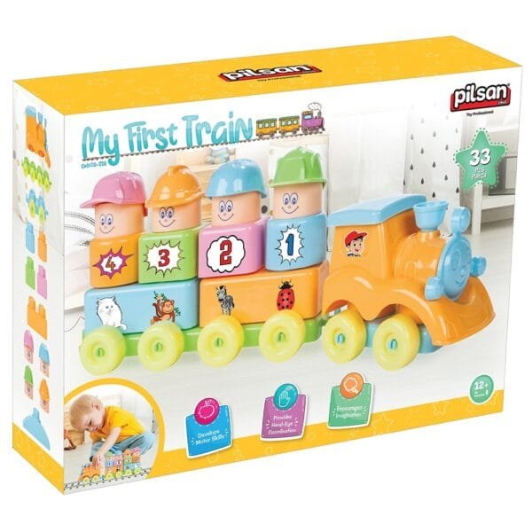 Set Constructie Pilsan My First Train 33 Piese - Imagine 3