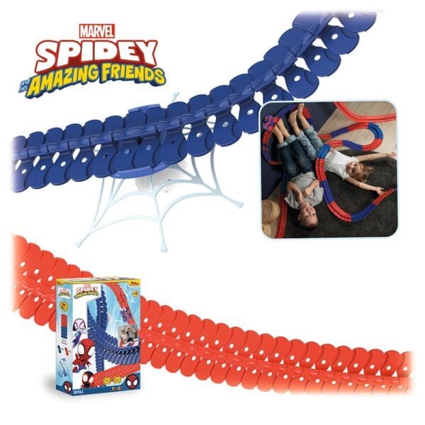Set De Extensie Pentru Pista Smoby Spidey Flextreme Refill Circuit De Curse - Imagine 2