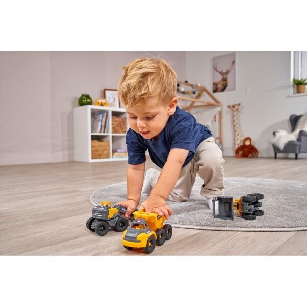 Set Dickie Toys Construction Set Cu 3 Vehicule 16 Cm - Imagine 6