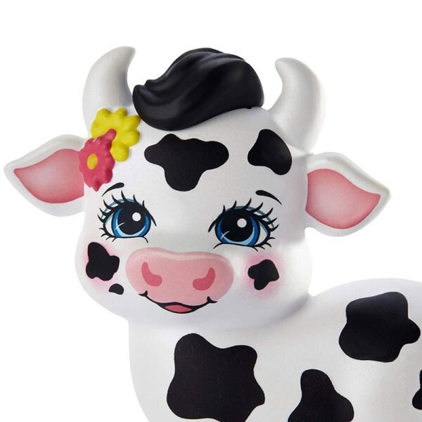 Set Enchantimals By Mattel Cambrie Cow With Ricotta And Family Papusa Cu 3 Figurine - Imagine 5