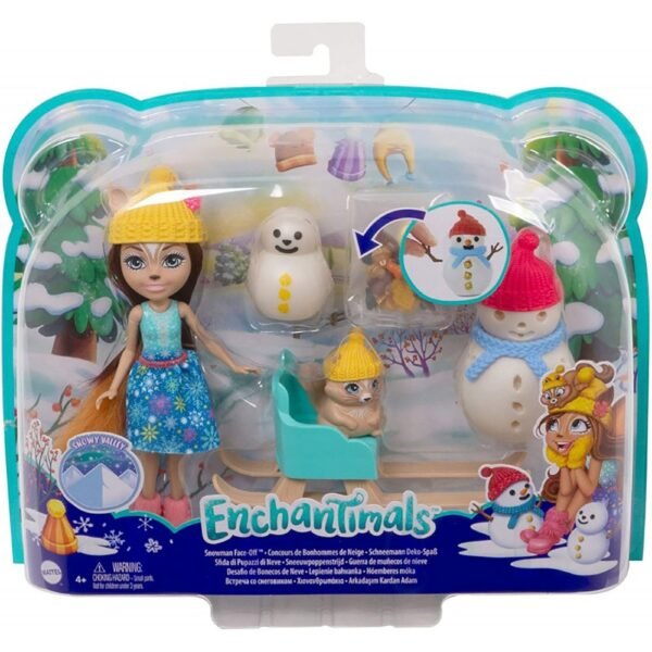 Set Enchantimals By Mattel Papusa Sharlotte Squirrel, Figurina Peanut Si Accesorii - Imagine 8