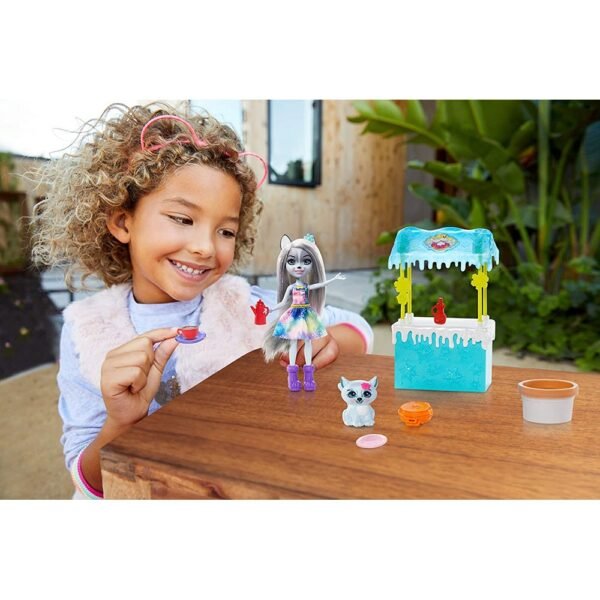 Set Enchantimals By Mattel Papusa Hawna Husky, Figurina Whipped Cream Si Accesorii - Imagine 8