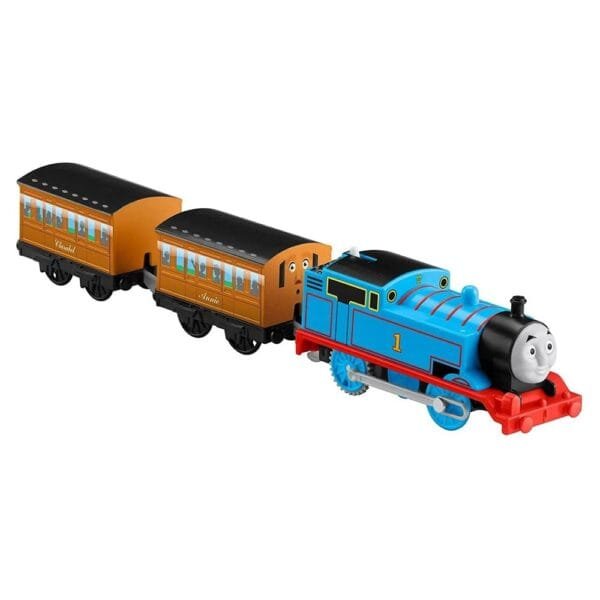 Set Fisher Price By Mattel Thomas And Friends 3 In 1 Cu Sina, Vagoane Si Locomotiva Motorizata - Imagine 5