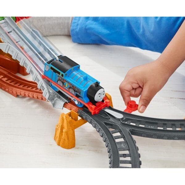 Set Fisher Price By Mattel Thomas And Friends Walking Bridge Cu Sina Si Locomotiva Motorizata - Imagine 4