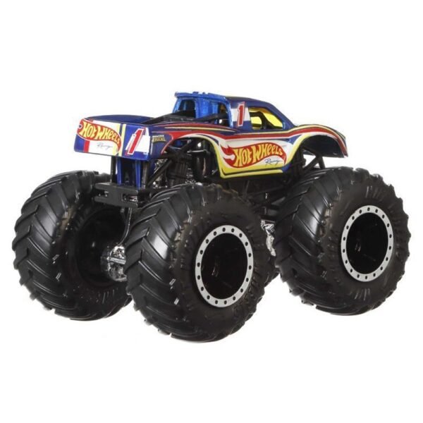 Set Hot Wheels By Mattel Monster Trucks 4 Vs 1 - Imagine 4