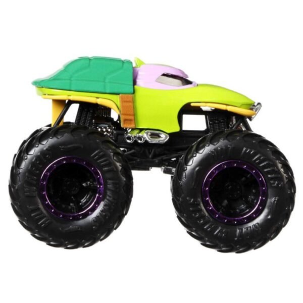 Set Hot Wheels By Mattel Monster Trucks Michelangelo Vs Donatello - Imagine 6