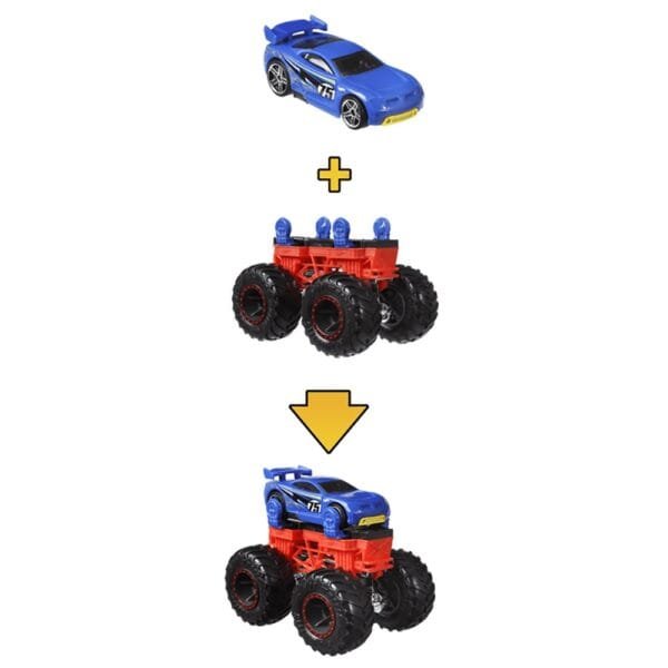 Set Hot Wheels By Mattel Monster Trucks Monster Maker Gww14 - Imagine 2