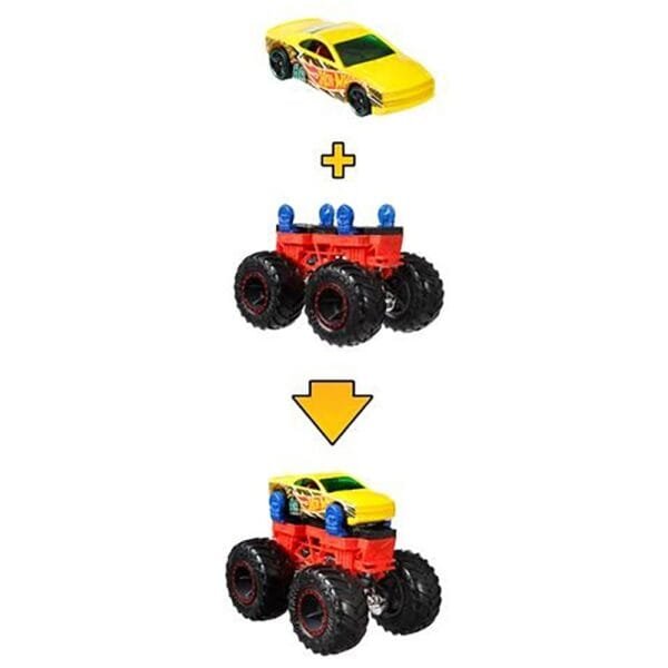 Set Hot Wheels By Mattel Monster Trucks Monster Maker Gww14 - Imagine 3