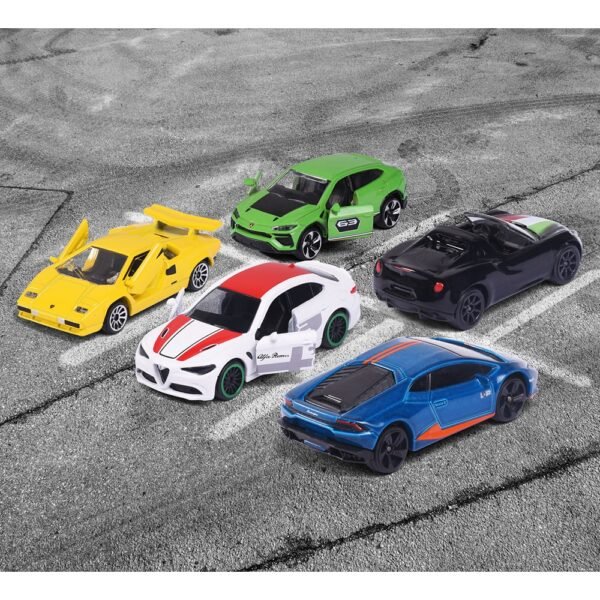 Set Majorette Dream Cars Italy Cu 5 Masinute Din Metal - Imagine 5