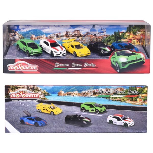 Set Majorette Dream Cars Italy Cu 5 Masinute Din Metal - Imagine 6