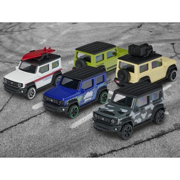 Set Majorette Suzuki Jimny Cu 5 Masinute Din Metal - Imagine 5