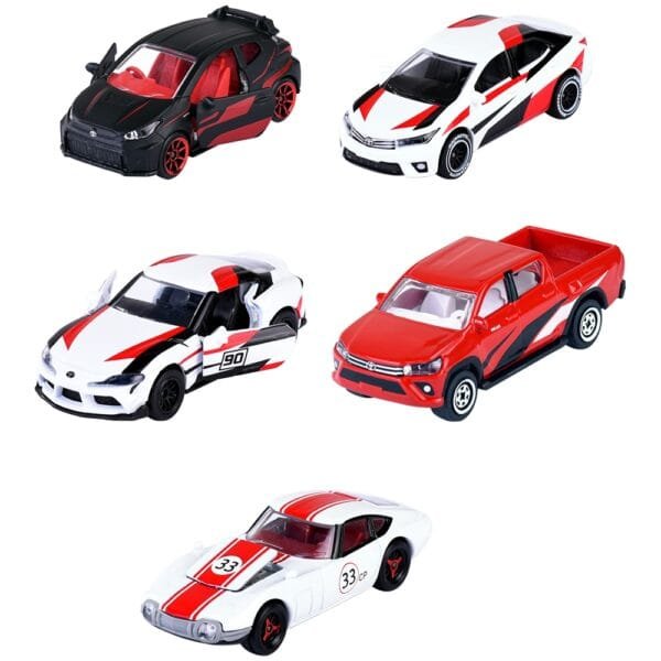 Set Majorette Toyota Racing Cu 5 Masinute