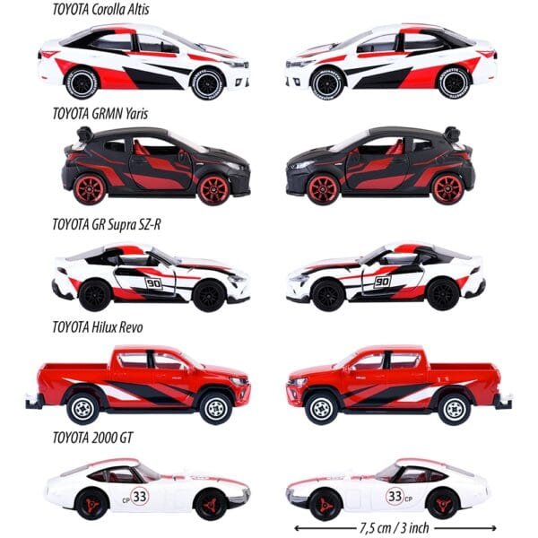 Set Majorette Toyota Racing Cu 5 Masinute - Imagine 3
