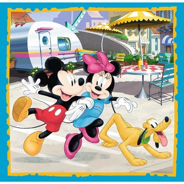 Set Puzzle 3 In 1 Trefl Disney Mickey Mouse, Mickey Si Prietenii, 1X20 Piese, 1X36 Piese, 1X50 Piese - Imagine 2