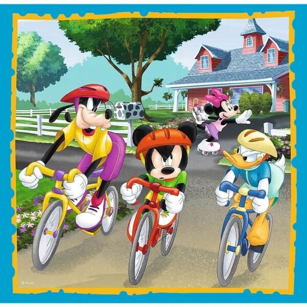 Set Puzzle 3 In 1 Trefl Disney Mickey Mouse, Mickey Si Prietenii, 1X20 Piese, 1X36 Piese, 1X50 Piese - Imagine 4