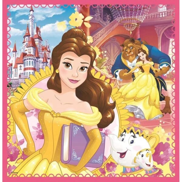 Set Puzzle 3 In 1 Trefl Disney Princess, Lumea Fermecata A Printeselor, 1X20 Piese, 1X36 Piese, 1X50 Piese - Imagine 4