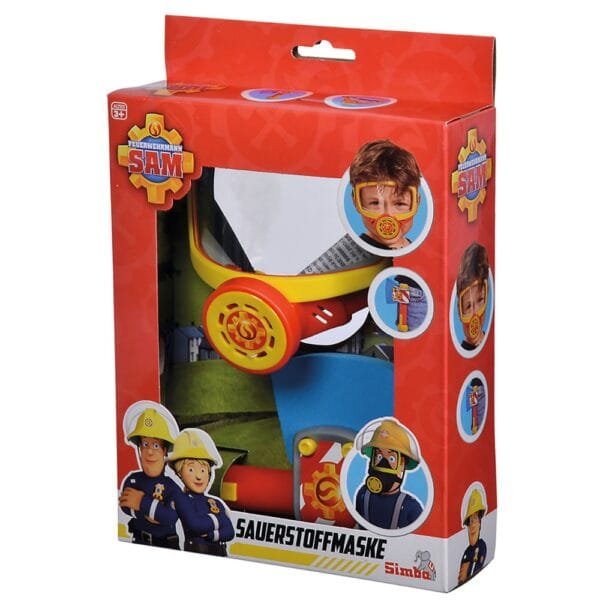Set Simba Fireman Sam Masca Oxigen Cu Topor - Imagine 6