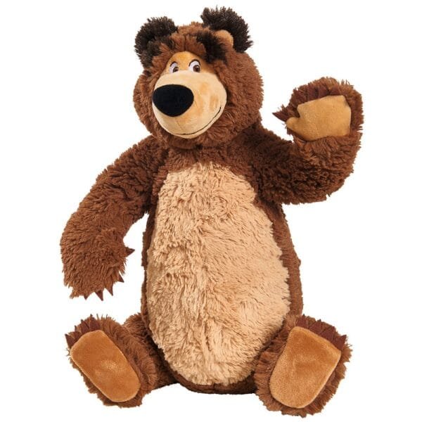 Set Simba Masha And The Bear Papusa Masha 23 Cm Si Ursulet De Plus 43 Cm - Imagine 3