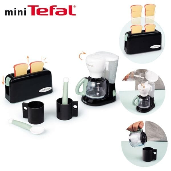 Set Smoby Tefal Breakfast Negru - Imagine 2